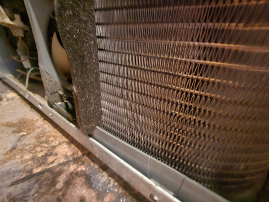 Condenser coil cleaning completed.